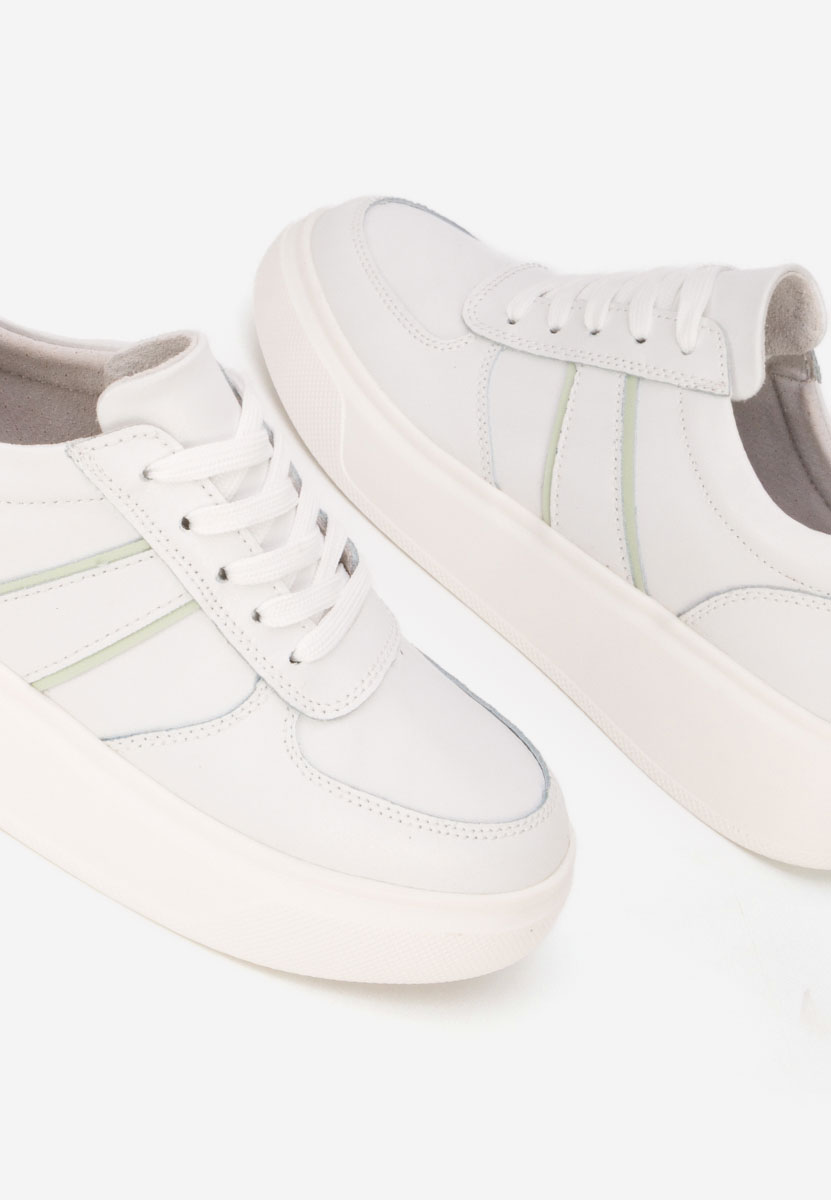 Herera fehér telitalpú platform sneaker