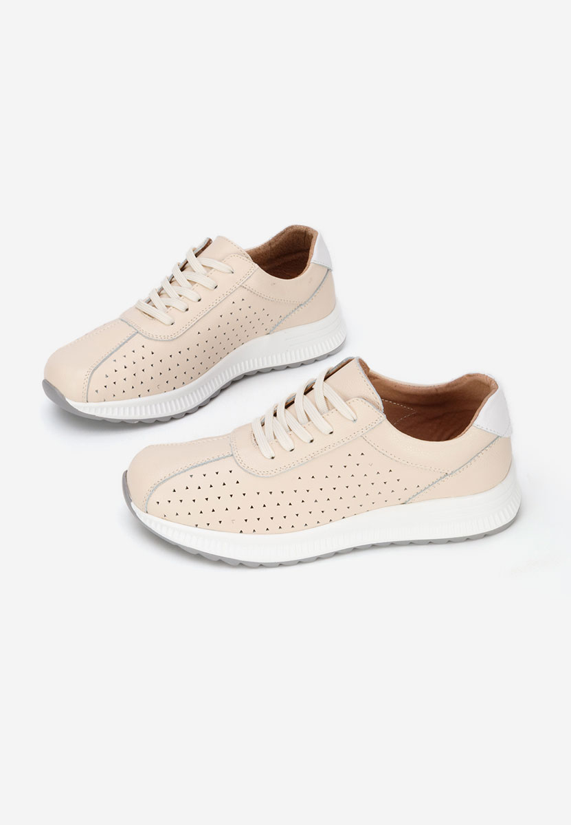 Aspasia bézs női tornacipő