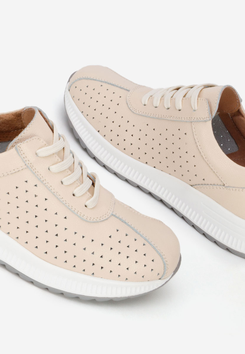 Aspasia bézs női tornacipő