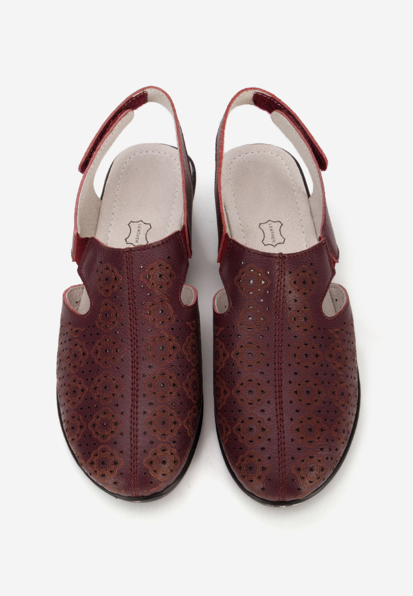 Ofelya borvörös női szling