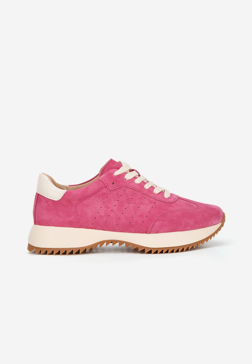 Yasminia fuxia női bőr sneaker