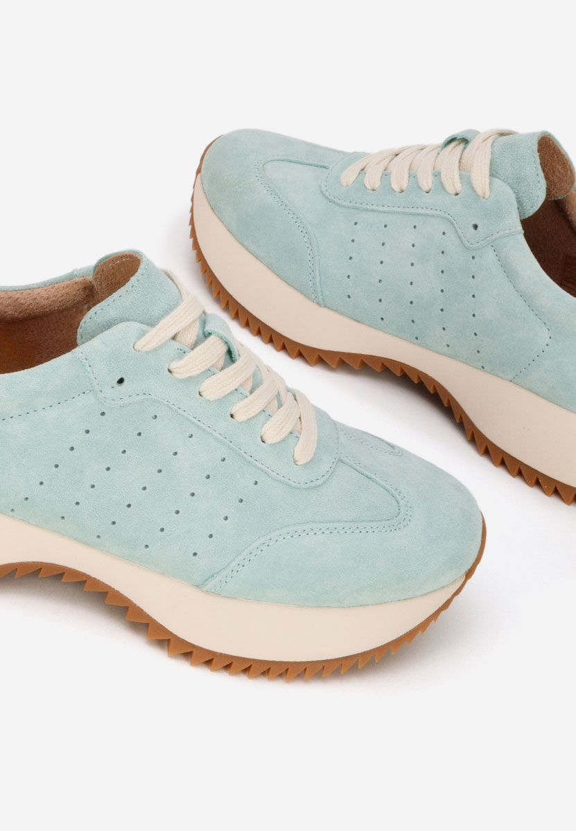 Yasminia kék női bőr sneaker