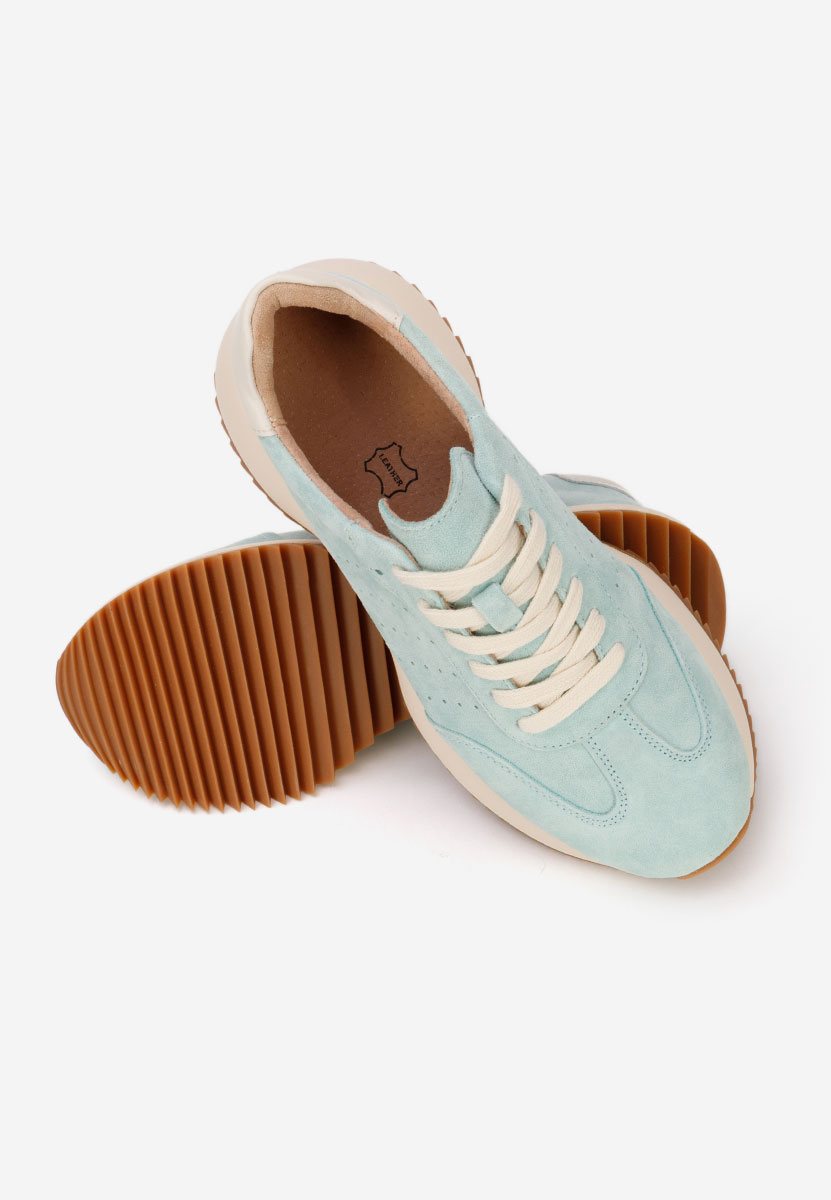 Yasminia kék női bőr sneaker