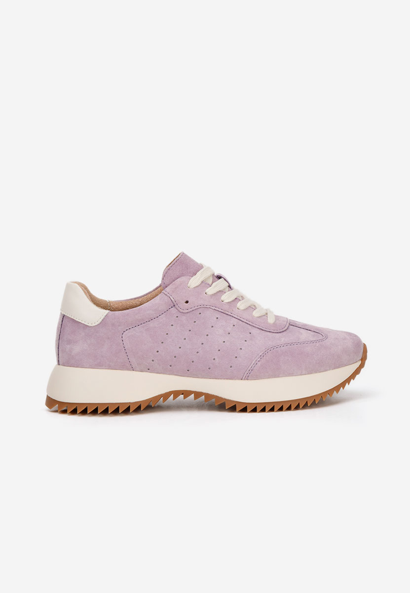 Yasminia lila női bőr sneaker