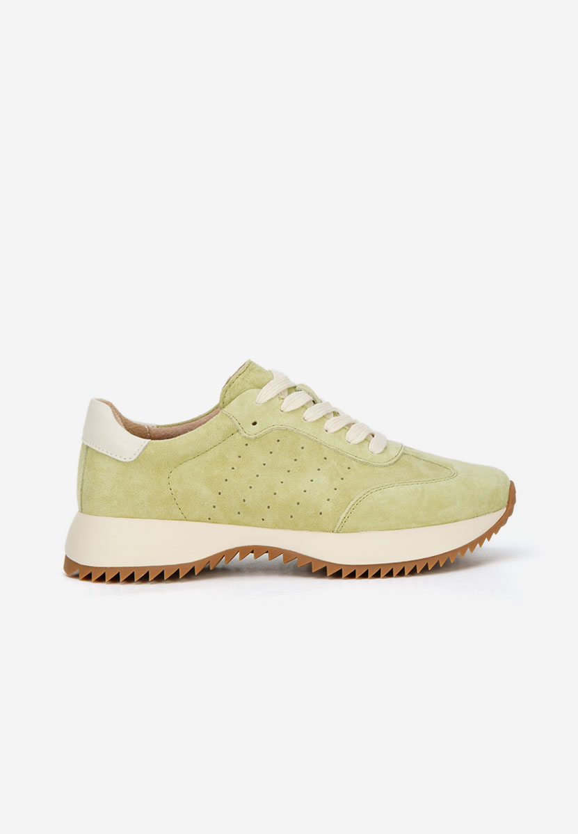 Yasminia zöld női bőr sneaker