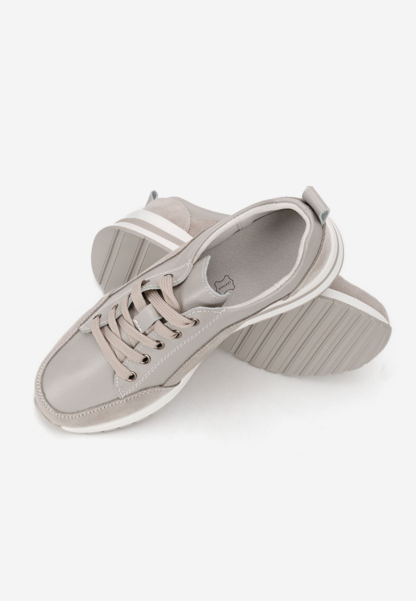 Janelia szürke platform sneaker cipő 