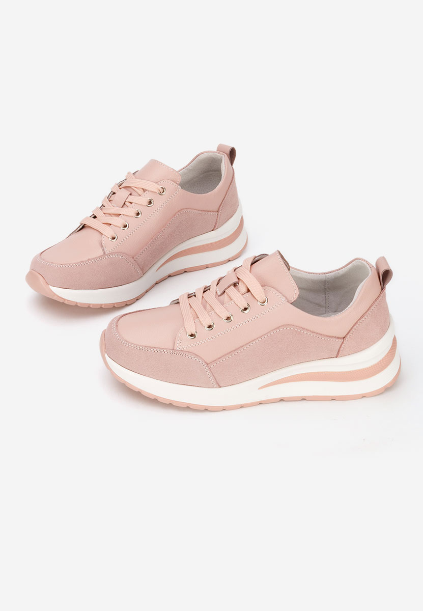 Janelia rózsaszín platform sneaker cipő 