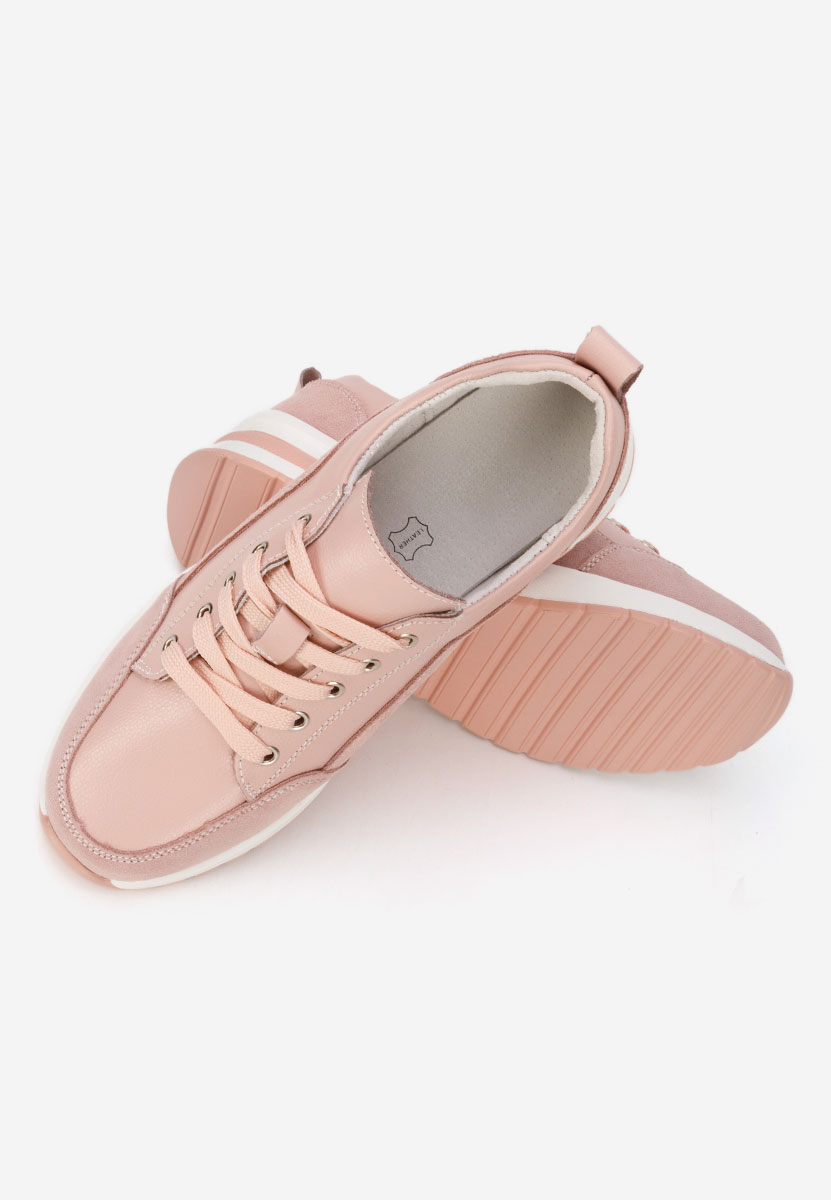 Janelia rózsaszín platform sneaker cipő 