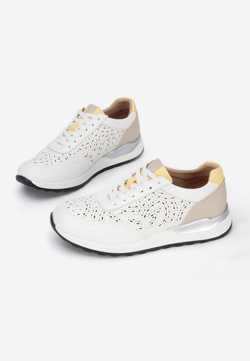 Ellania v2 fehér női bőr sneaker