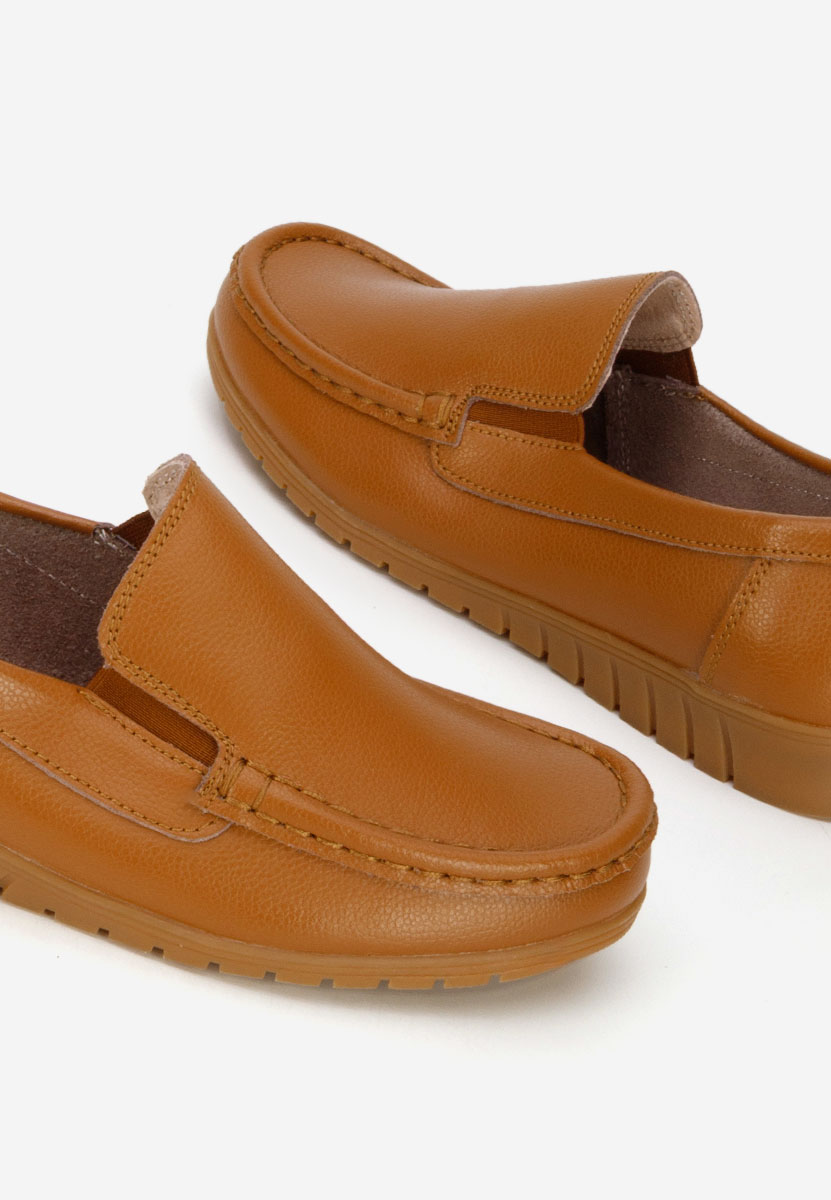 Panoma camel bőr mokaszin női