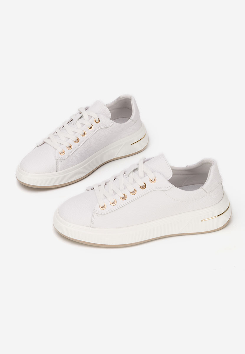 Issabel fehér női bőr sneaker