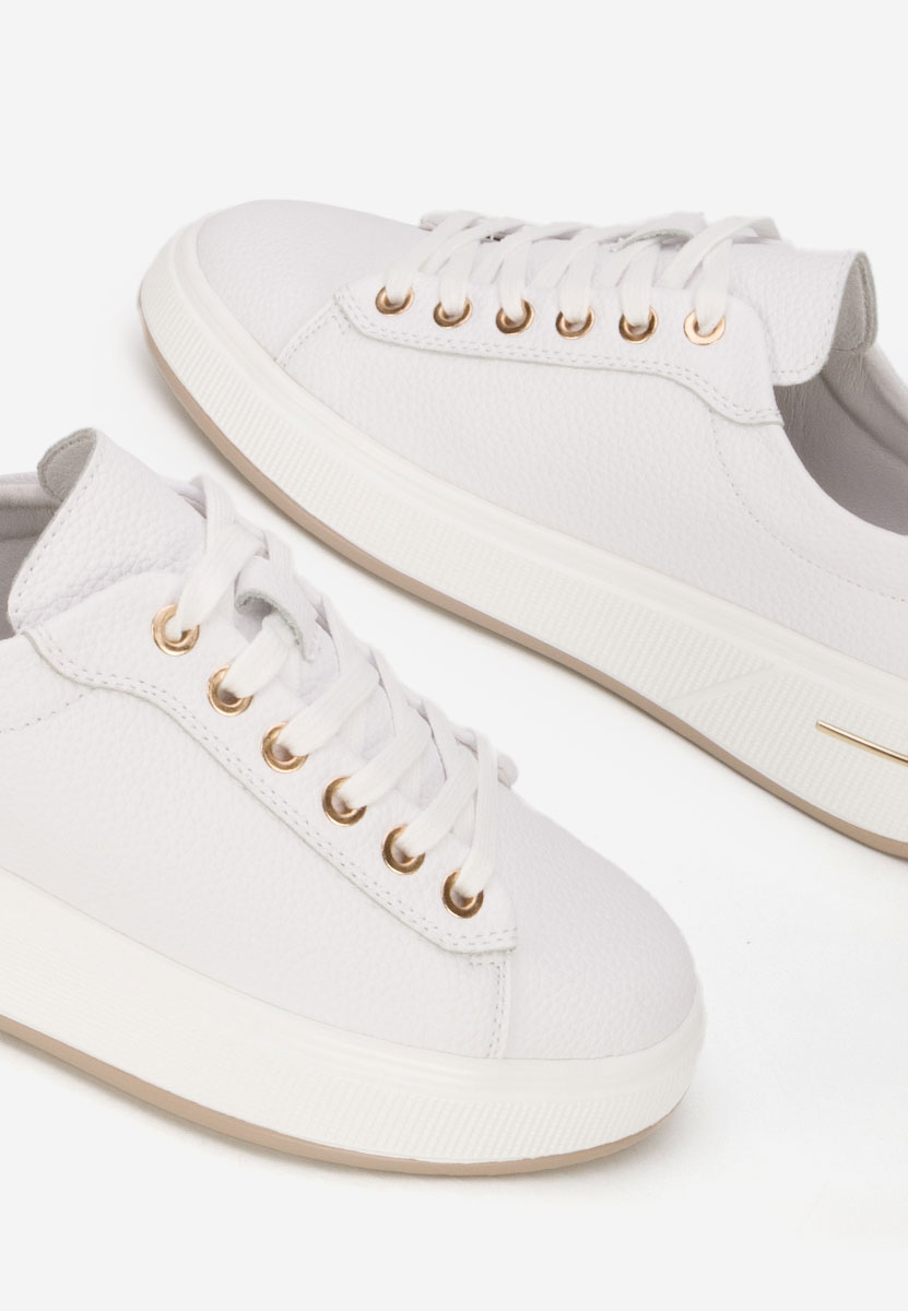 Issabel fehér női bőr sneaker