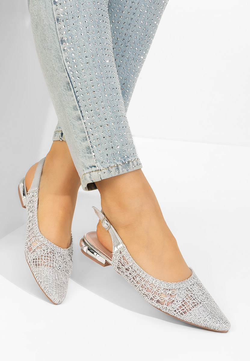 Kapia ezüst női balerina