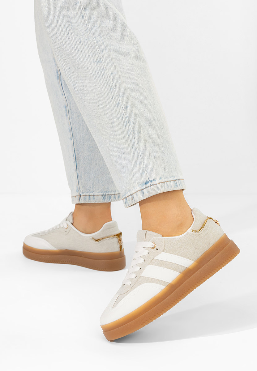 Deenia bézs női tornacipő