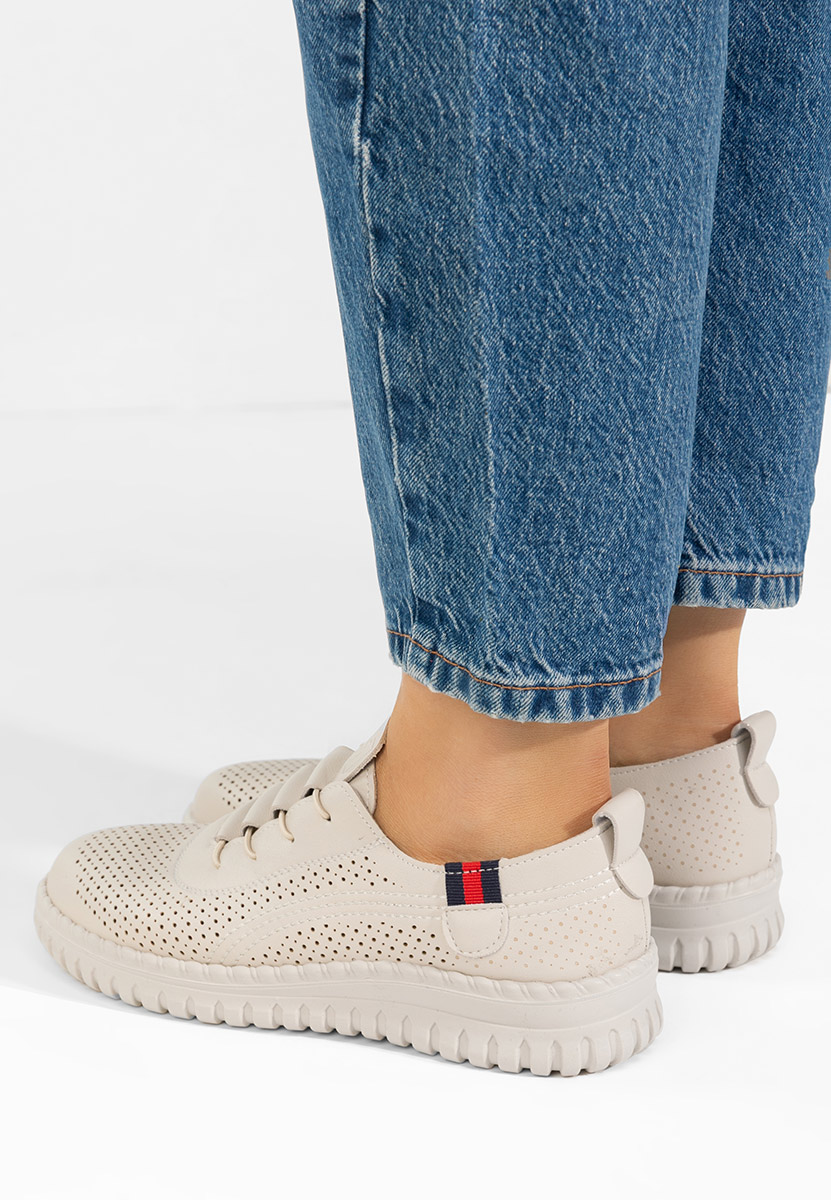 Petrina bézs női tornacipő