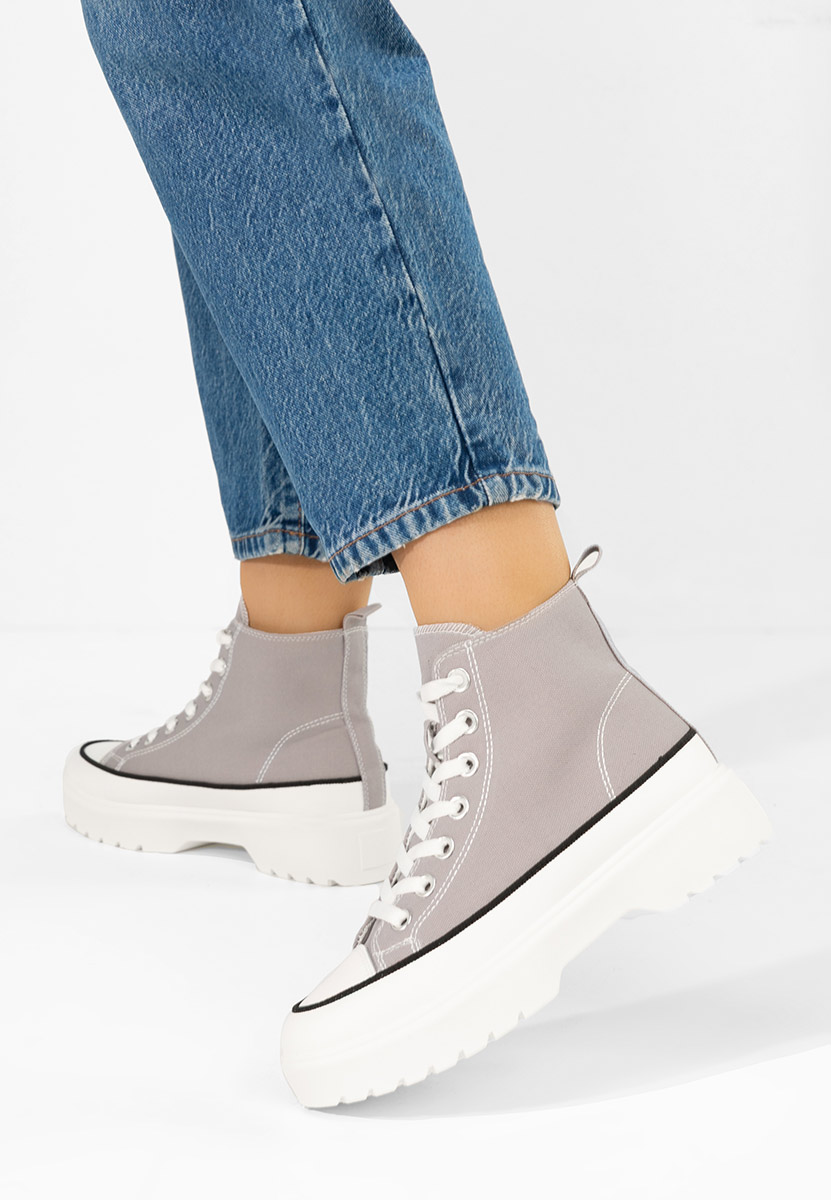 Fiorela szürke magasszárú teniszcipő