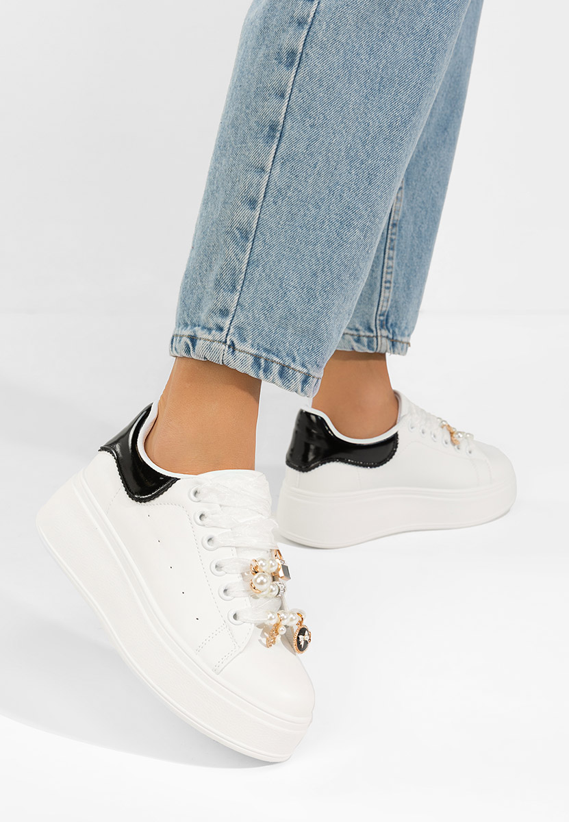 Cellia fehér telitalpú platform sneaker