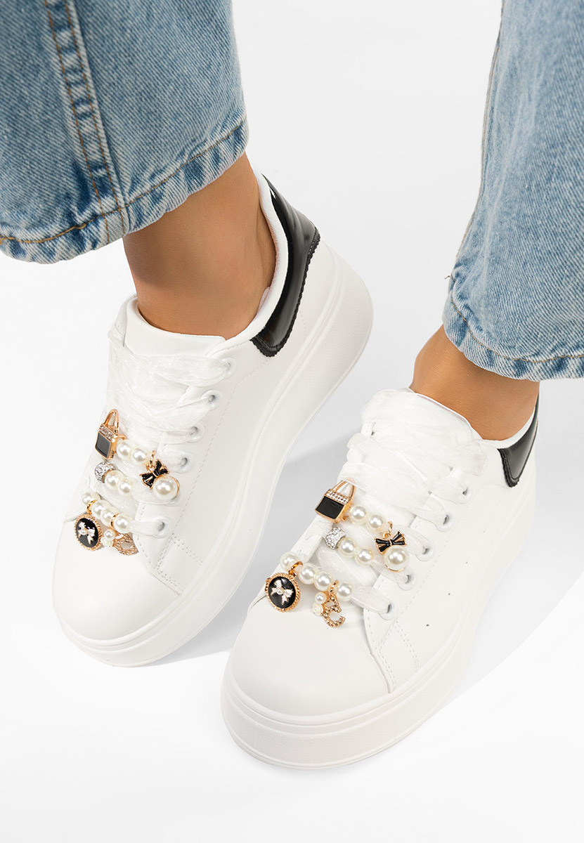 Cellia fehér telitalpú platform sneaker