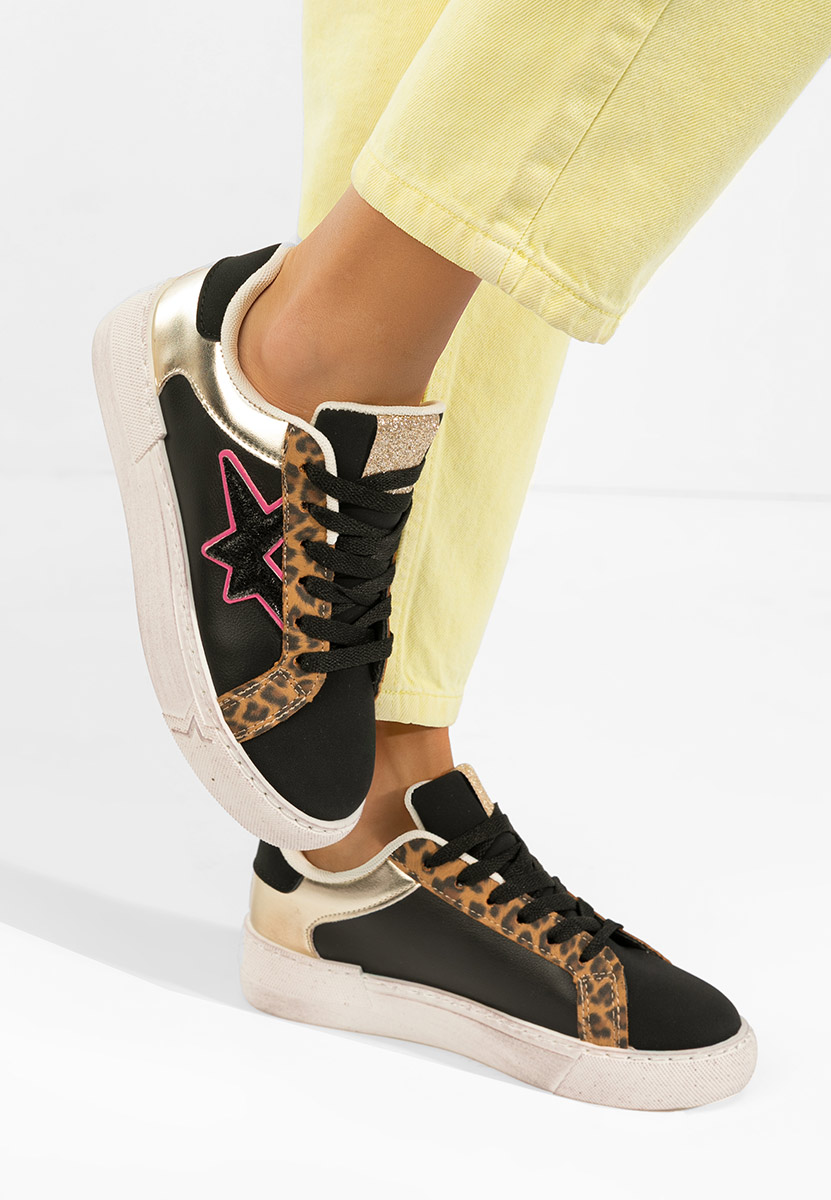 Steliana fekete női tornacipő