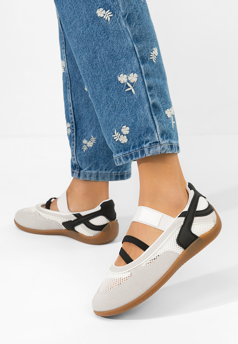 Denilia szürke balerina cipő