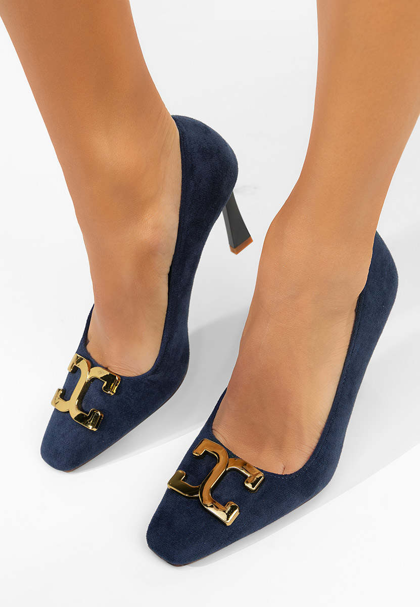 Cenia tengerészkék tűsarkú cipő 