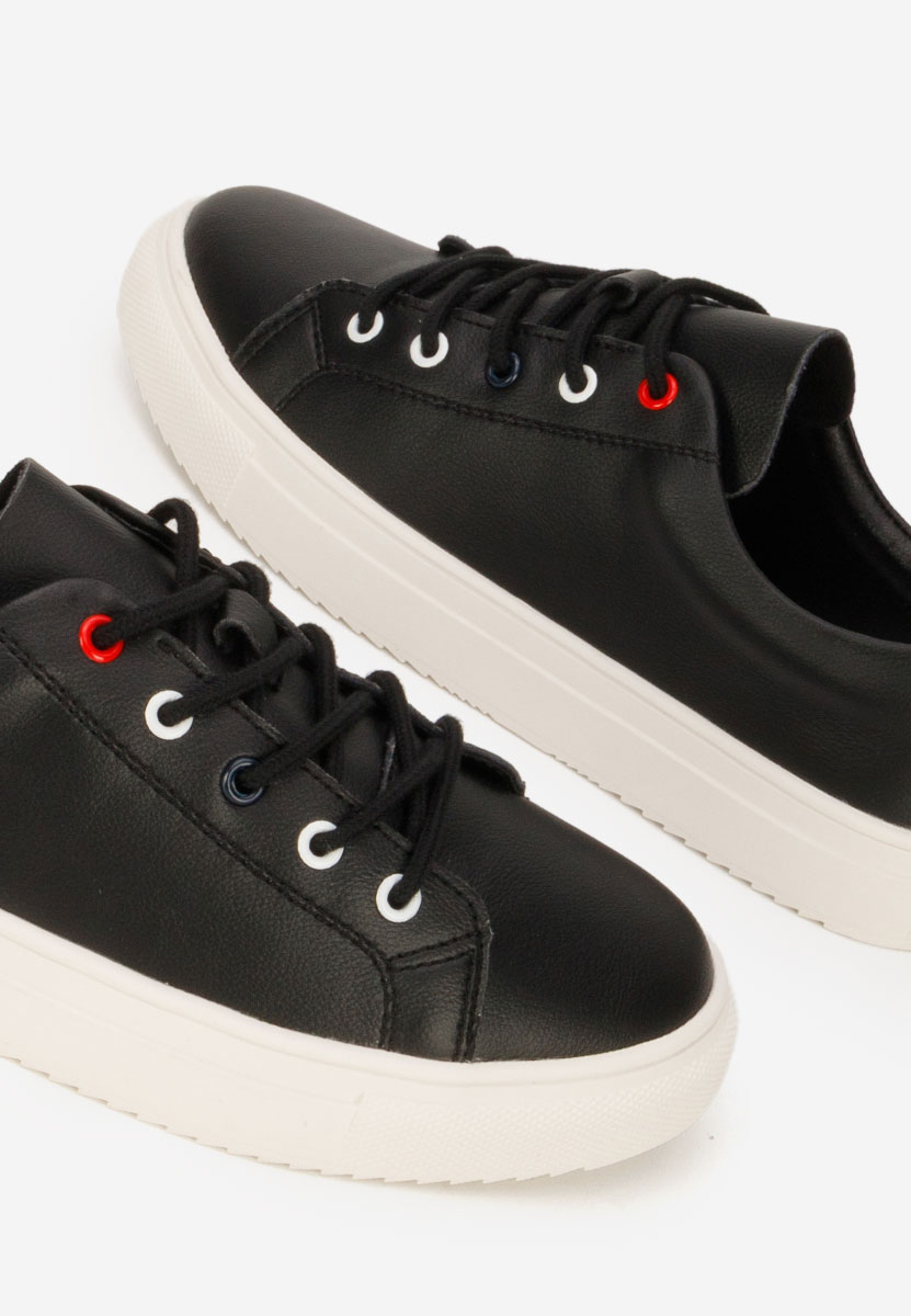 Cataleia fekete női bőr félcipő