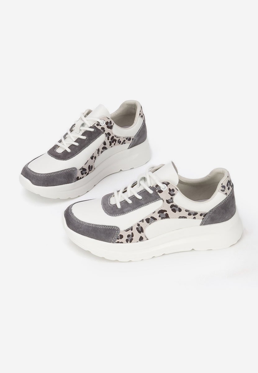 Arkania fehér női bőr sneaker