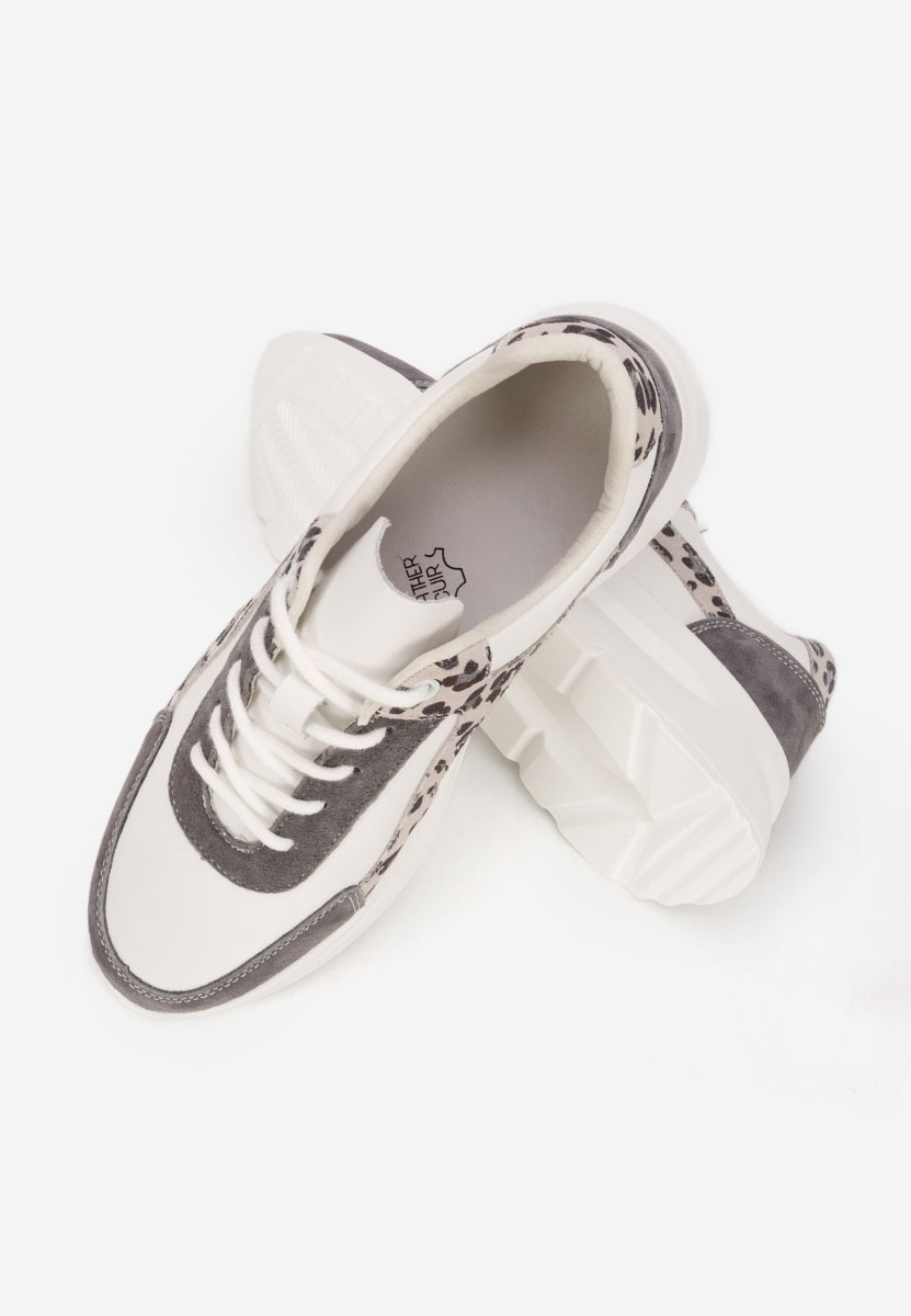 Arkania fehér női bőr sneaker