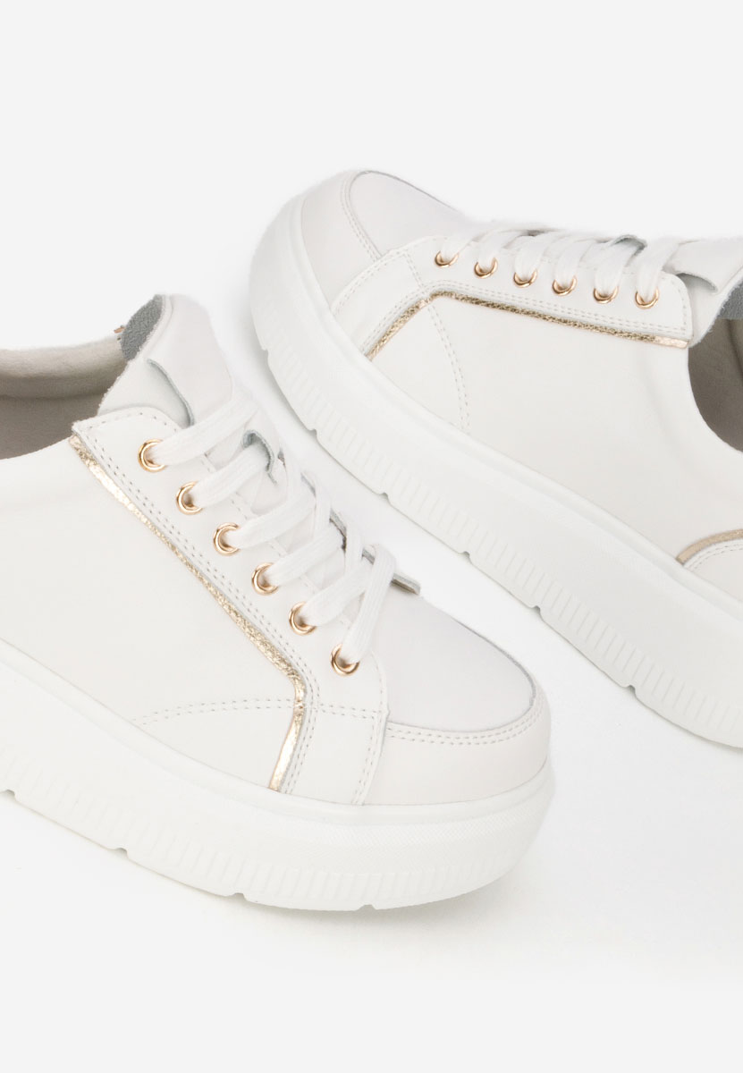 Jolena fehér női bőr sneaker