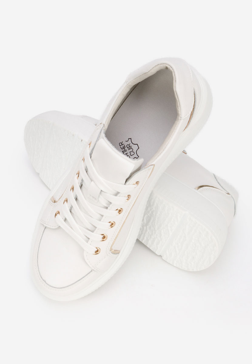 Jolena fehér női bőr sneaker