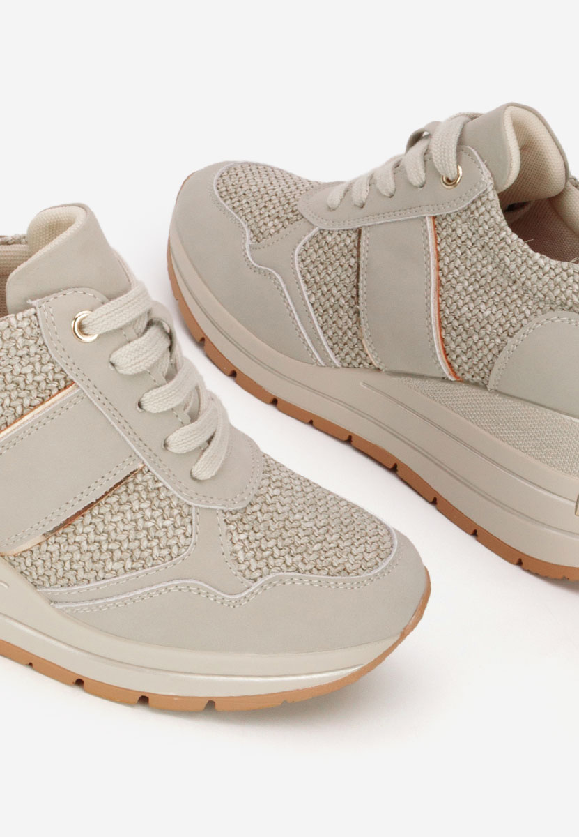 Izadora zöld platform sneaker cipő 