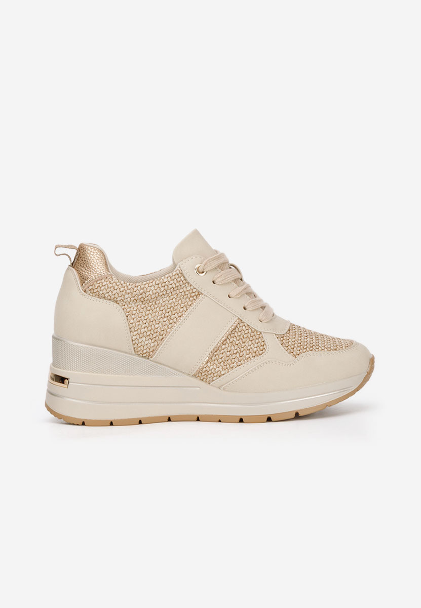 Izadora bézs platform sneaker cipő 