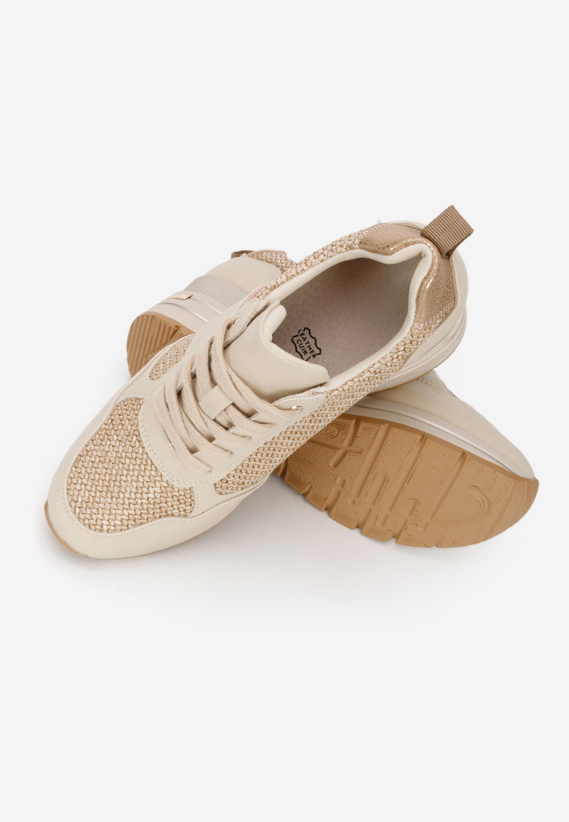Izadora bézs platform sneaker cipő 