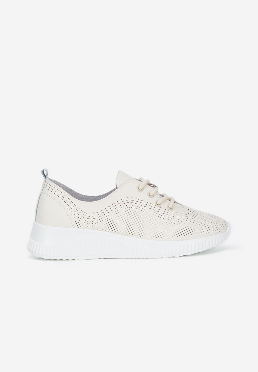 Lafora bézs női bőr félcipő