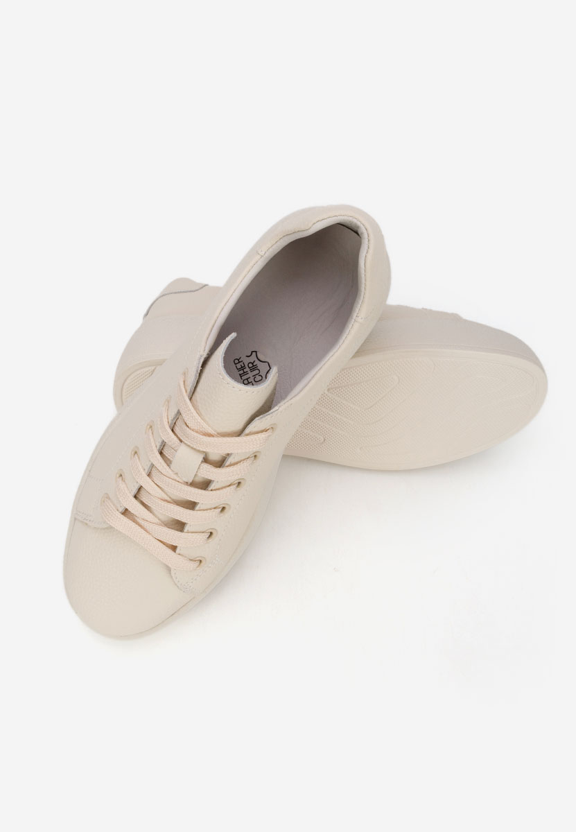 Calypso bézs női bőr sneaker