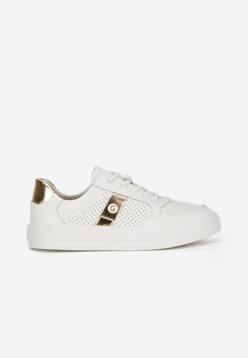 Jayne fehér női bőr sneaker