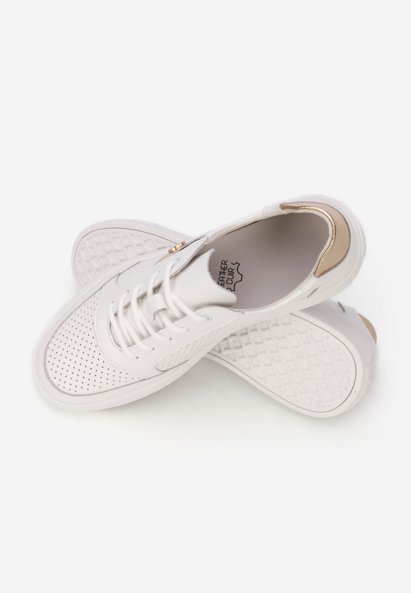 Jayne fehér női bőr sneaker