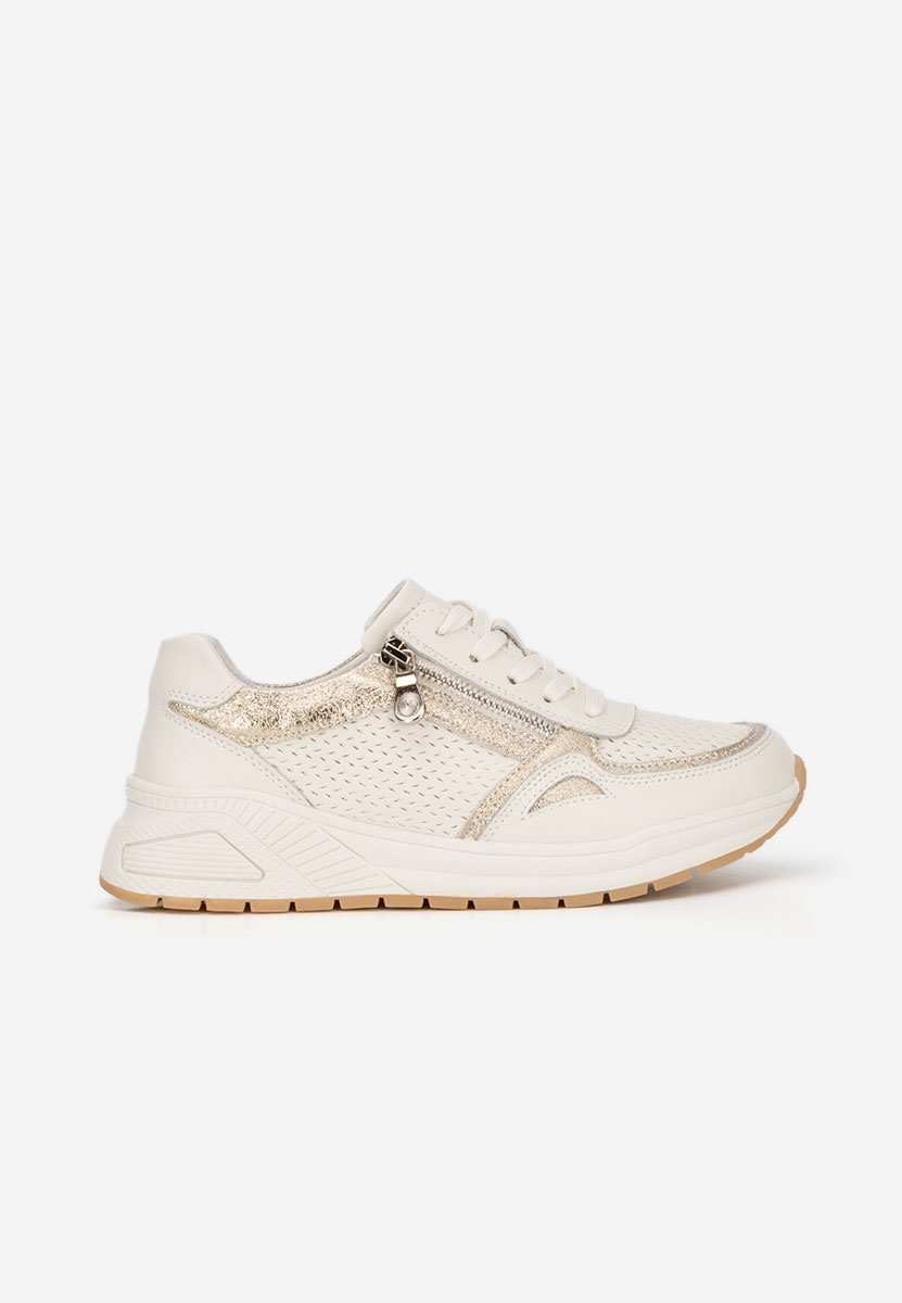 Penelopia bézs női bőr sneaker