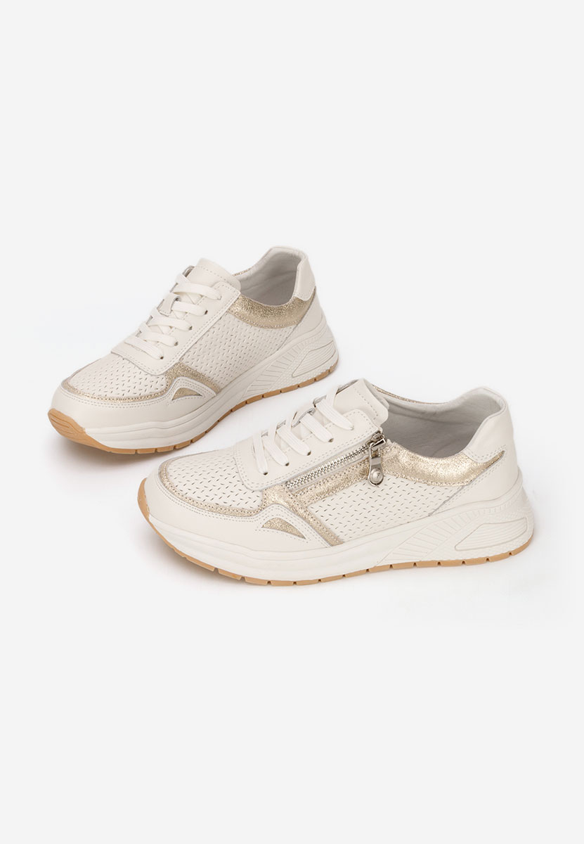 Penelopia bézs női bőr sneaker
