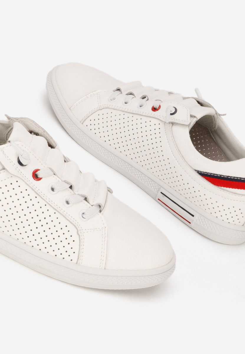 Geomelia fehér női bőr sneaker