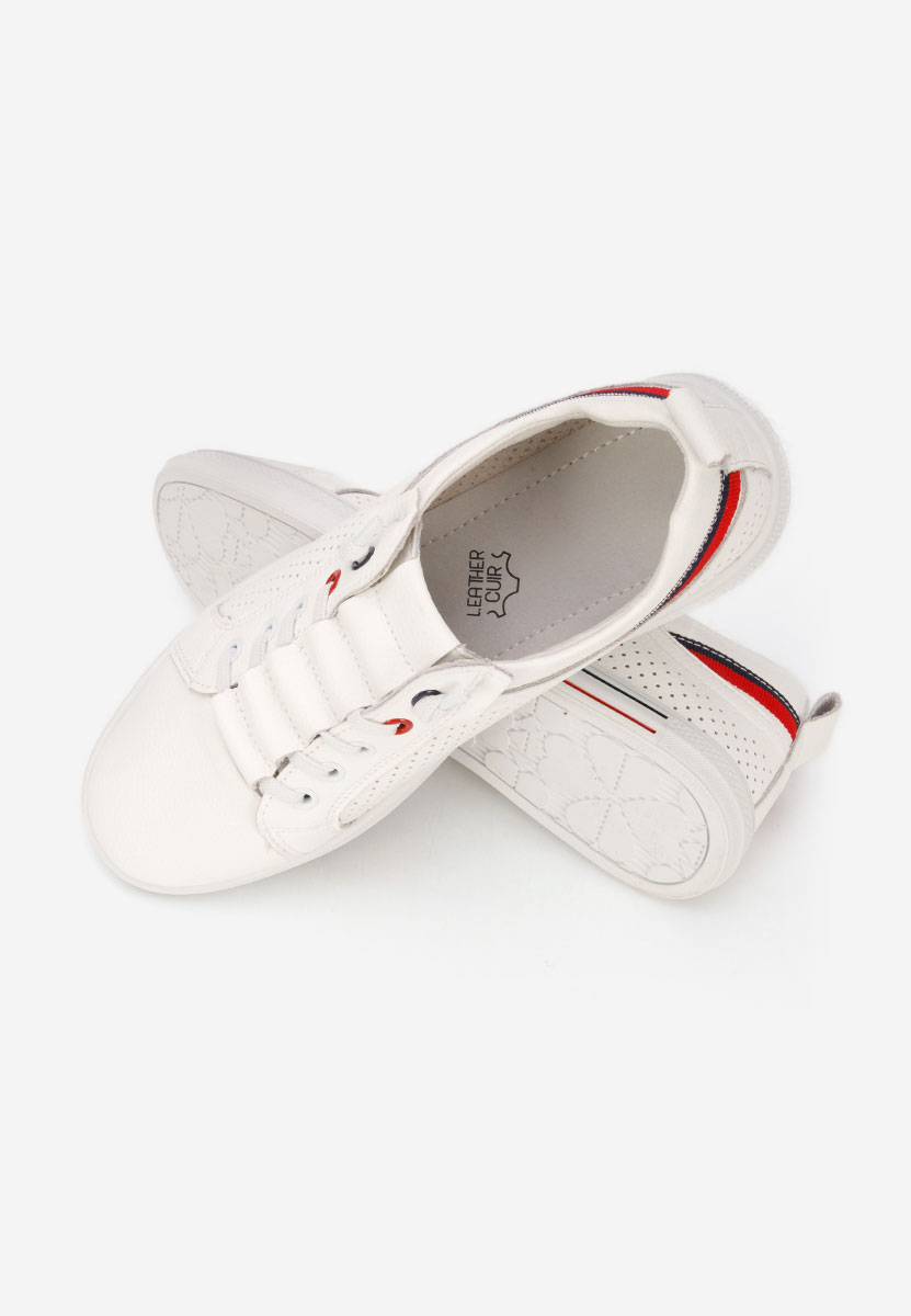 Geomelia fehér női bőr sneaker