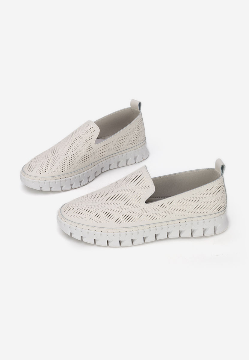 Jolina bézs bőr espadrilles