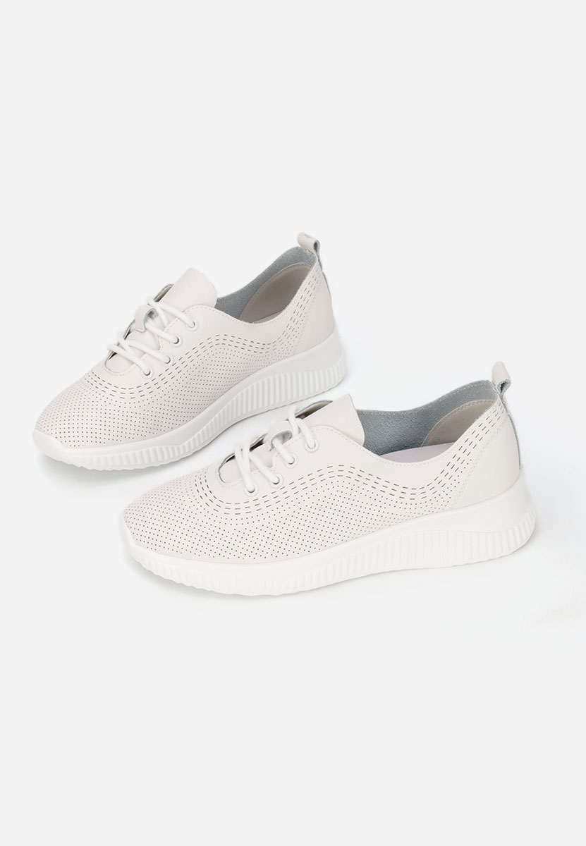 Lafora fehér női bőr félcipő