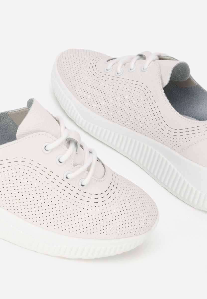 Lafora fehér női bőr félcipő