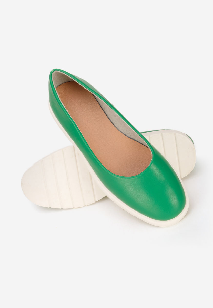 Gimona zöld női balerina