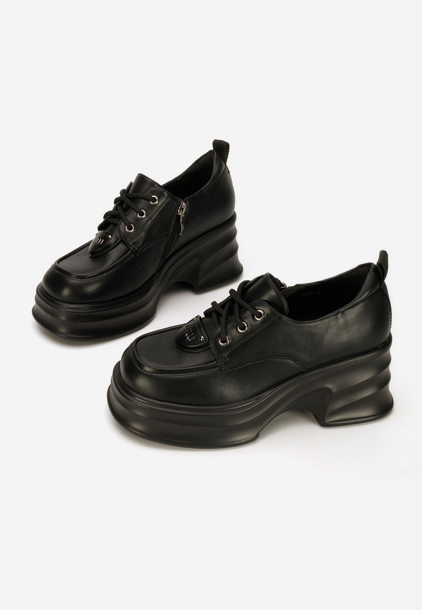 Adnana fekete női loafer cipő