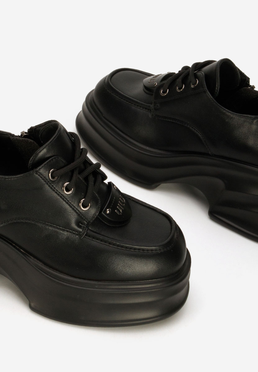 Adnana fekete női loafer cipő