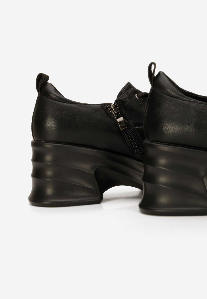 Adnana fekete női loafer cipő