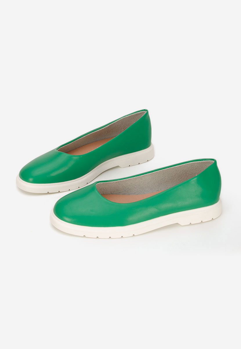 Gimona zöld női balerina