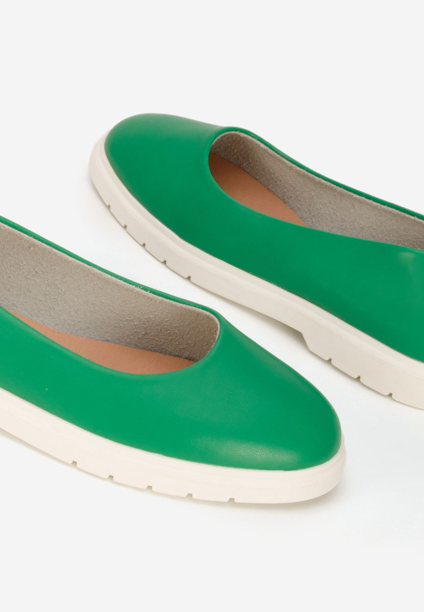 Gimona zöld női balerina